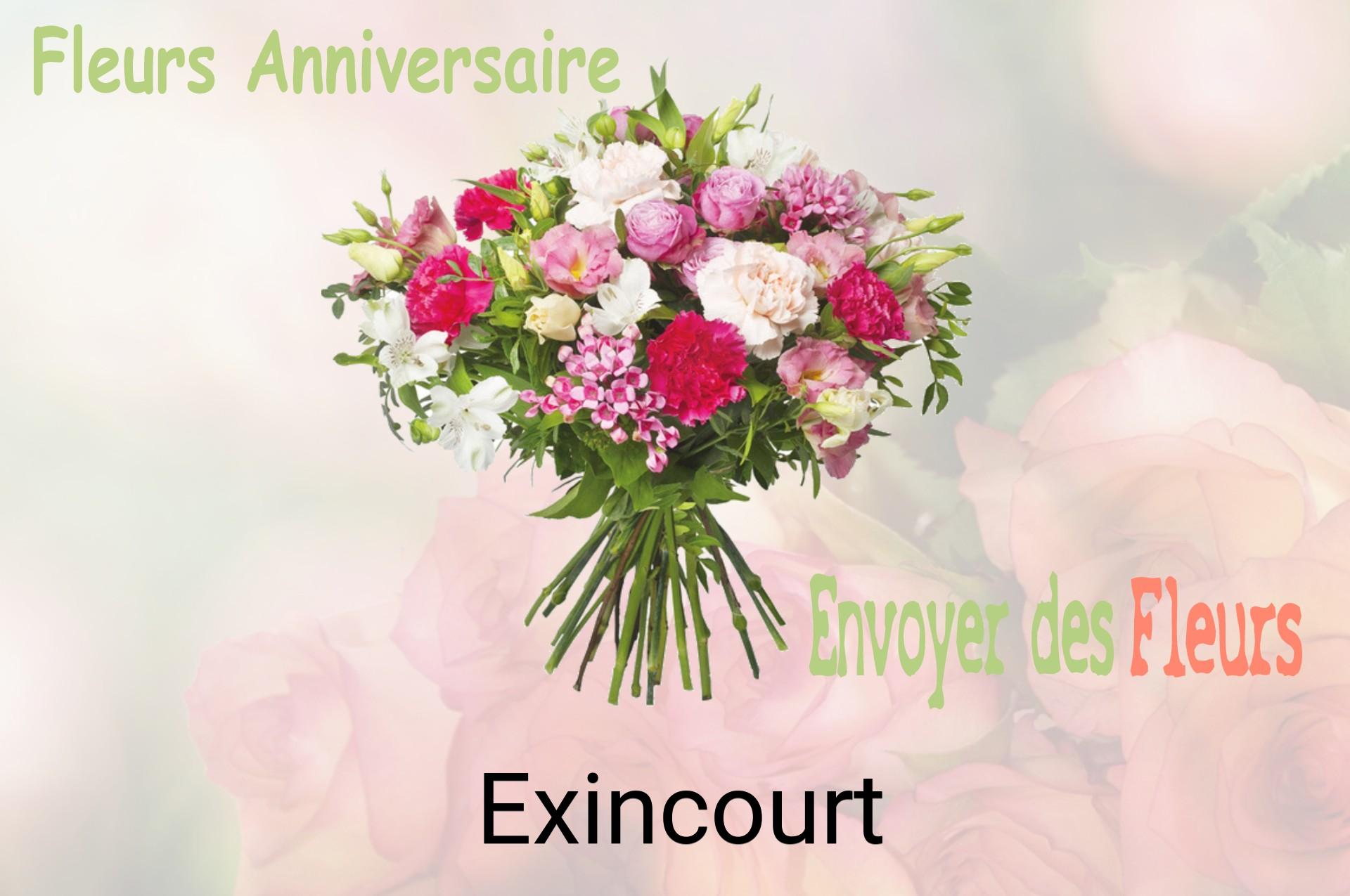 Bouquet de fleurs d’anniversaire livré à Exincourt
